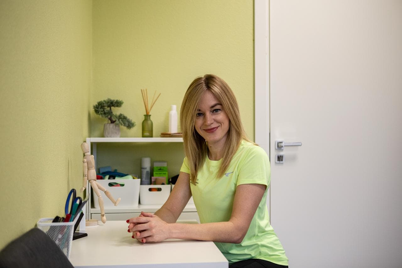 Physiotherapy session